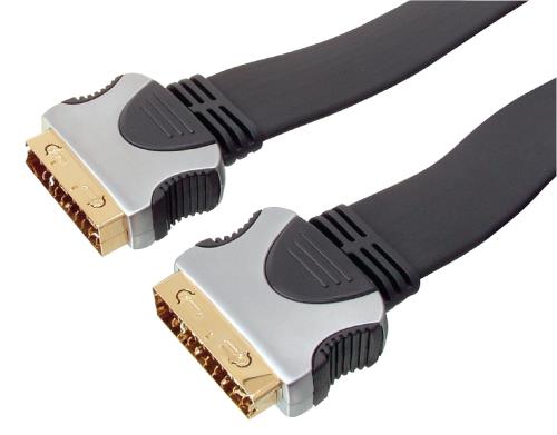 HQ HQSS1022/1.5 Hoge kwaliteit platte SCART kabel 1,50 m