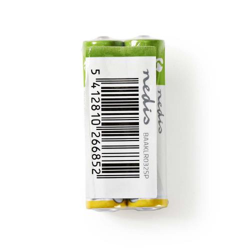 Nedis BAAKLR032SP Alkaline batterij AAA | 1,5 V | 2 stuks | Krimpverpakking