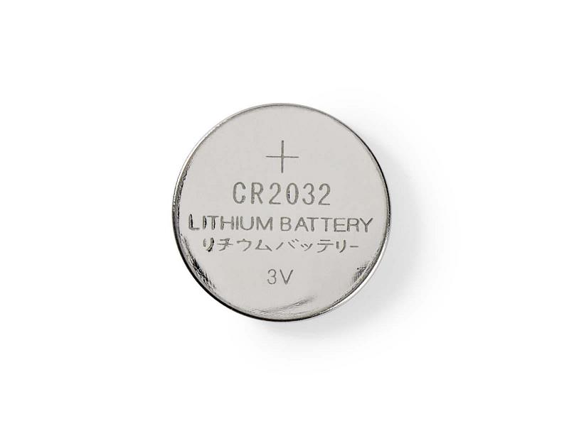 Nedis BALCR20325BL Lithium knoopcel-batterij CR2032 | 3 V | 5 stuks | Blister