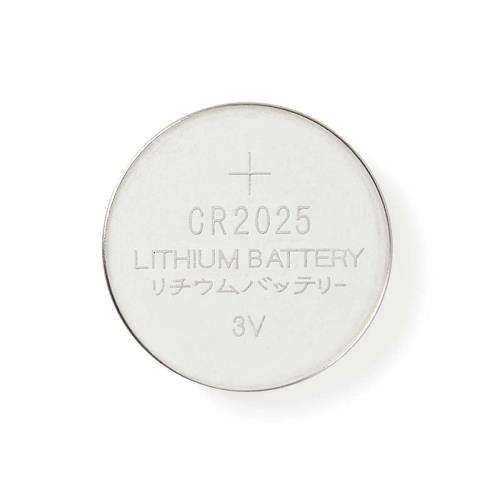 Nedis BALCR20255BL Lithium knoopcel-batterij CR2025 | 3 V | 5 stuks | Blister