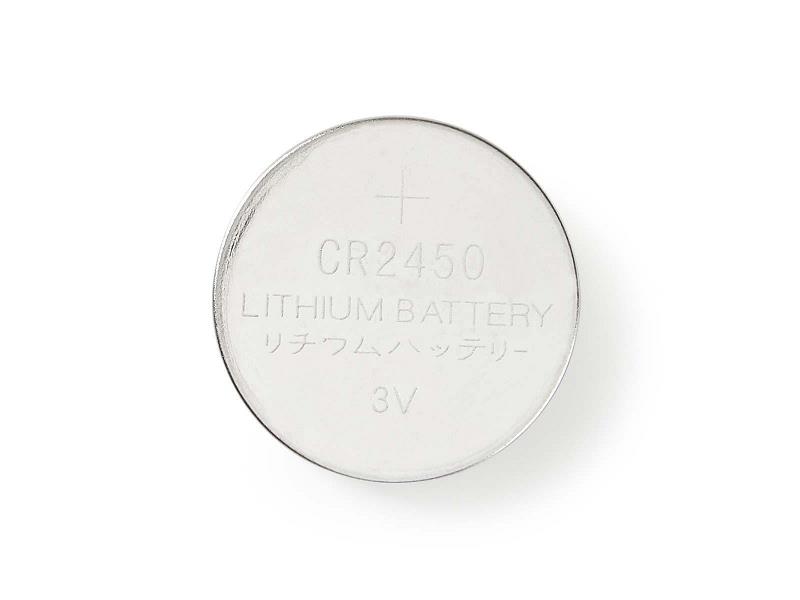 Nedis BALCR24505BL Lithium knoopcel-batterij CR2450 | 3 V | 5 stuks | Blister