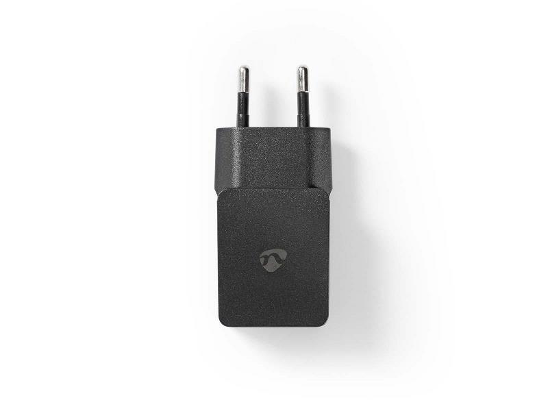 Nedis WCHAM210ABK Wandoplader | 2,1 A | Losse kabel | micro-USB | Zwart