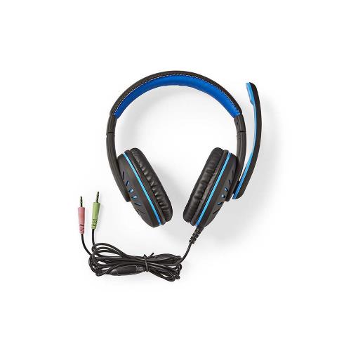 Nedis GHST100BK Gamingheadset | Over-ear | Microfoon | 3,5 mm connectoren