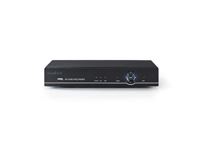 Nedis AHDR208CBK CCTV-beveiligingsrecorder | 8-kanaals | Full HD | Inclusief 1 TB HDD