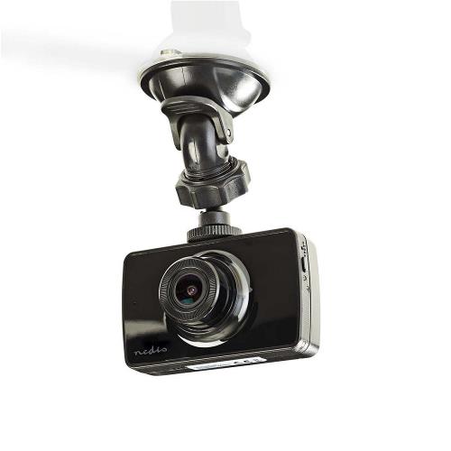 Nedis DCAM30BK Dashcam | Full-HD 1080p bij 30 fps | 2.4" | 140° zichthoek | Time-lapse