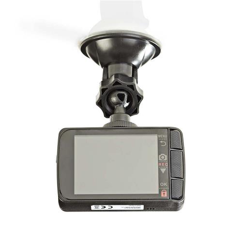 Nedis DCAM30BK Dashcam | Full-HD 1080p bij 30 fps | 2.4" | 140° zichthoek | Time-lapse