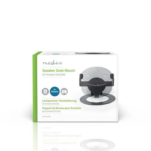 Nedis SPMT3350BK Bureaustandaard voor luidspreker | Amazon Echo Dot | Draagbaar | Max. 1 kg