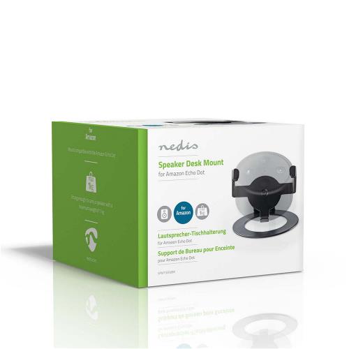Nedis SPMT3350BK Bureaustandaard voor luidspreker | Amazon Echo Dot | Draagbaar | Max. 1 kg