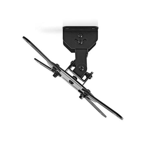 Nedis PJCM100BK Plafondbeugel voor Projector | 360° Draaibaar | Max. 10 kg | Afstand tot de Muur van 130 mm | Zwart