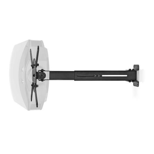 Nedis PJWM100BK Muurbeugel voor Projector | 360° Draaibaar | Max. 10 kg | Afstand tot de Muur 314 - 500 mm | Zwart