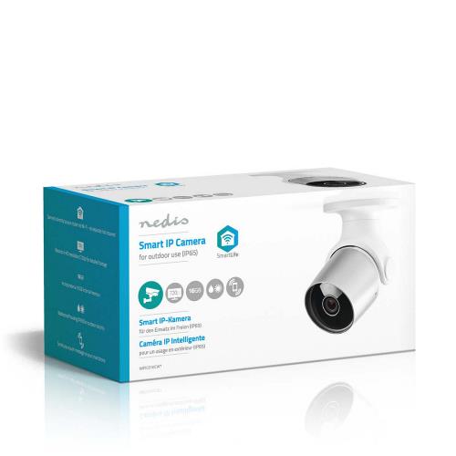 Nedis WIFICO10CWT Wi-Fi smart IP-camera | Buiten | Waterbestendig | HD 720p