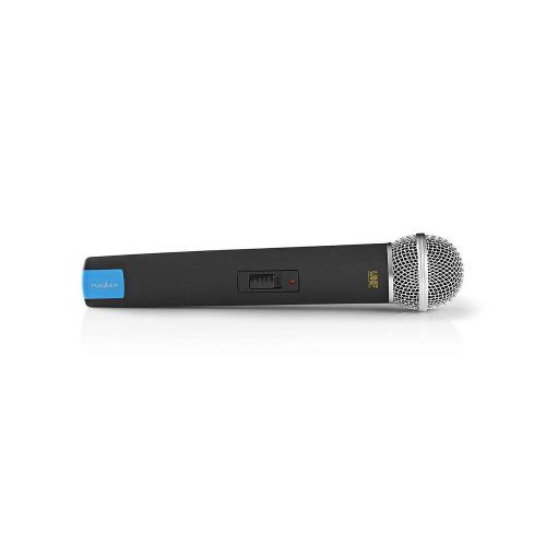 Nedis MPWL611BK Draadloze Microfoonset | 2-Kanaals | 2 Microfoons Meegeleverd | Gebruiksduur Batterij tot 6 Uur