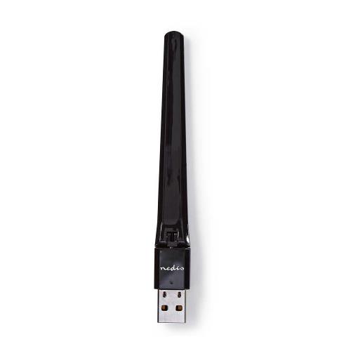 Nedis WSNWA600BK Dongle voor Draadloos Netwerk | AC600 | Dual Band | Zwart