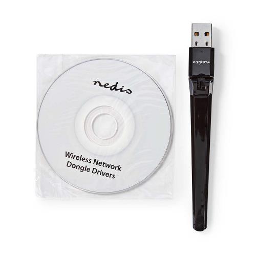 Nedis WSNWA600BK Dongle voor Draadloos Netwerk | AC600 | Dual Band | Zwart