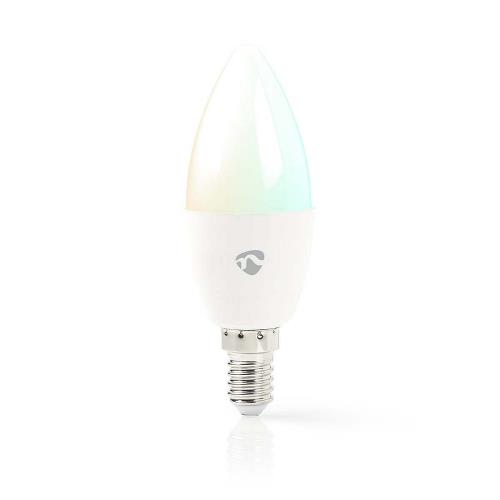 Nedis WIFILW10WTE14 Wi-Fi Slimme LED-Lamp | Warm- tot Koud-Wit | E14