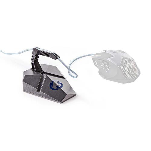 Nedis GMBE100BK Gaming Mouse Bungee | 3x USB-Poort | Flexibele Klem | Achtergrondverlichting