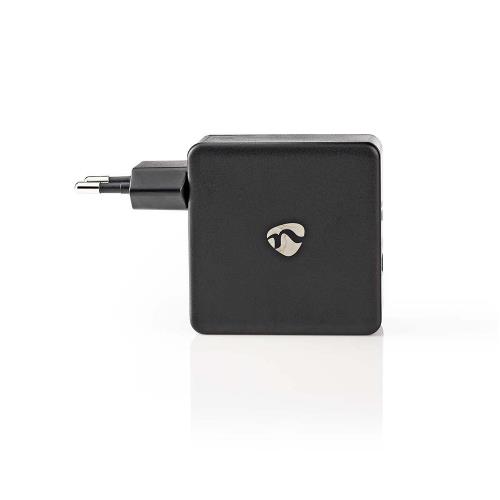 Nedis WCPD30W110BK Thuislader | 3,0 A | USB (QC) / USB-CT | Voeding: 30 W | Zwart