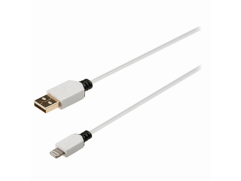 Nedis CCBW39300WT10 Data- en Oplaadkabel | Apple Lightning 8-pins male - USB A male | 1,0 m | Wit