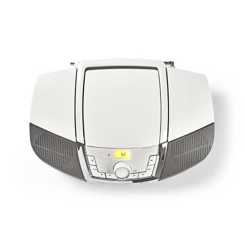 Nedis SPBB200WT Boombox | 12 W | Bluetooth® | CD-speler / FM-Radio / USB / AUX | Wit