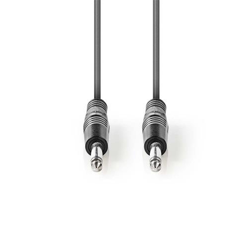 Nedis COTG23050GY100 Kabel voor Monoluidspreker | 6,35 mm male - 6,35 mm male | 10 m | Grijs