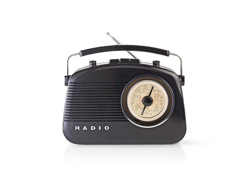 Nedis RDFM5000BK FM-radio | 4,5 W | Draaggreep | | Zwart