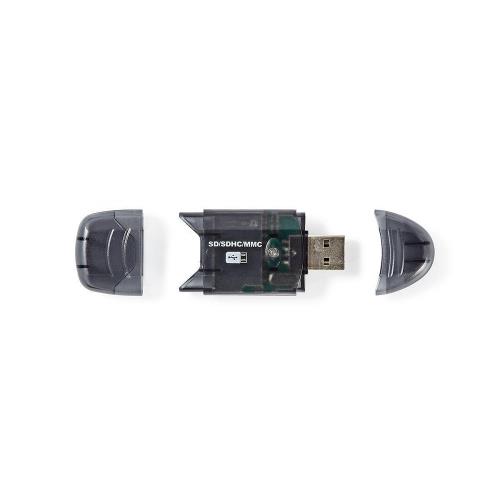 Nedis CRDRU2100BK Kaartlezer | Multicard | USB 2.0