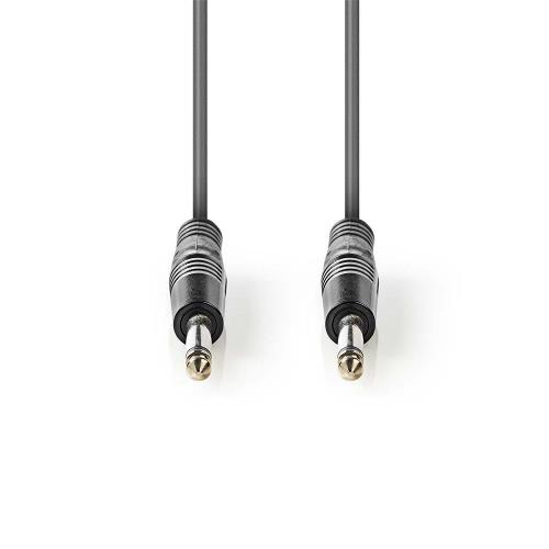 Nedis COTH23050GY50 Kabel voor Monoluidspreker | 6,35 mm male - 6,35 mm male | 5,0 m | Grijs
