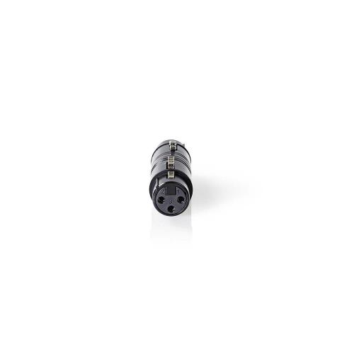Nedis COTP15920BK XLR-Koppeling | XLR 3-pins female - XLR 3-pins female | Zwart
