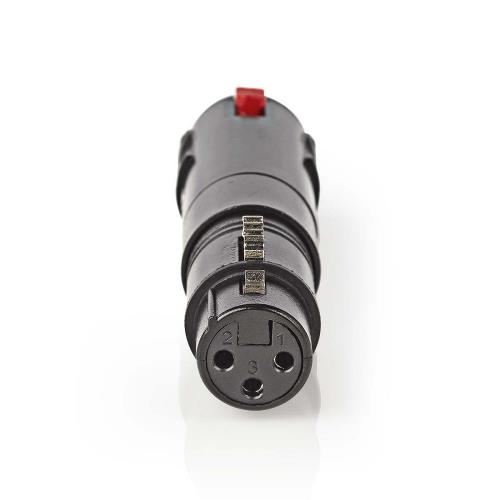 Nedis COTP15944BK XLR-Adapter Stereo | XLR 3-pins female - 6,3 mm female | Zwart