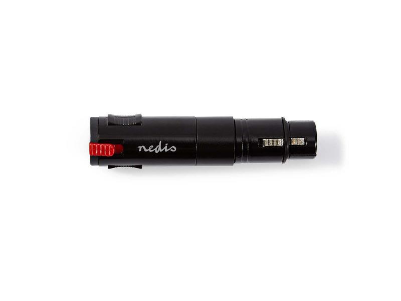 Nedis COTP15945BK XLR-Adapter Stereo | XLR 3-pins male - 6,3 mm female | Zwart