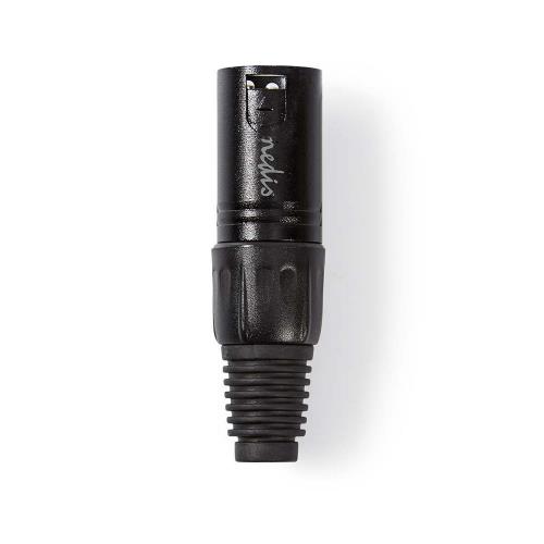 Nedis COTP15900BK XLR-Connector | XLR 3-pins male | Zwart