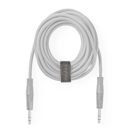 Nedis COTP00900GY015 Kabelbinders met Klittenband | 0,15 m | 10 stuks | Grijs