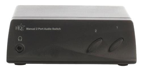 HQ HQSW-AV100 Handmatige 2-poorts audioschakelaar