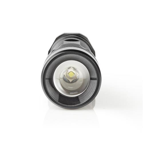 Nedis LTRH3WBK LED-Zaklamp | 3 W | 180 lm | IPX7 | Zwart
