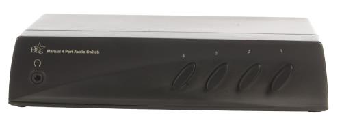 HQ HQSW-AV110 Handmatige 4-poorts audioschakelaar