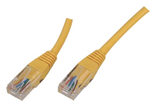 Valueline UTP-0008-5YE Niet afgeschermde RJ45 CAT 5e netwerkkabel 5,00 m geel