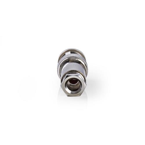 Nedis CVVC01903ME BNC-connector | Mannelijk | Voor 5,0mm-coaxkabels | 25 stuks | Metaal