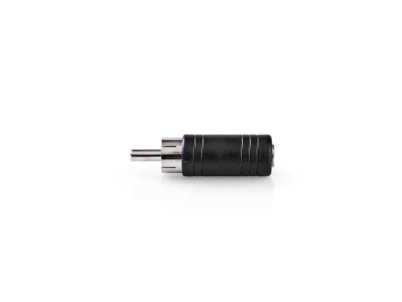Nedis CAGP24960BK Mono-Audioadapter | RCA male - 3,5 mm female | 10 stuks | Zwart