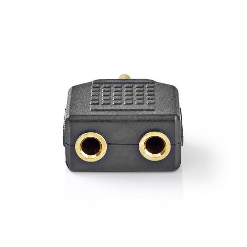 Nedis CAGP22945BKG Stereo Audioadapter | 3,5 mm male - 2x 3,5 mm female | 10 stuks | Zwart