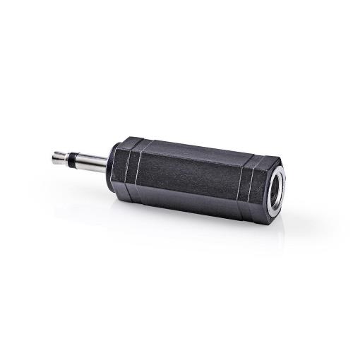 Nedis CAGP22960BK Mono-Audioadapter | 3,5 mm male - 3,5 mm female | 10 stuks | Zwart