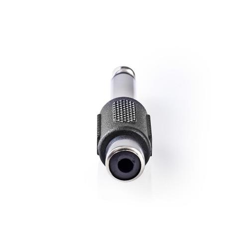 Nedis CAGP23935BK Mono-Audioadapter | 6,35 mm male - RCA female | 10 stuks | Zwart