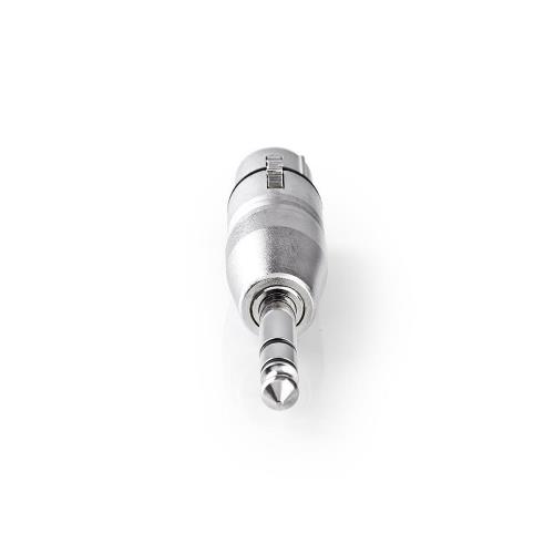 Nedis CAGP15941ME XLR-Adapter | 6,35 mm male - XLR 3-pins female | 10 stuks | Metaal