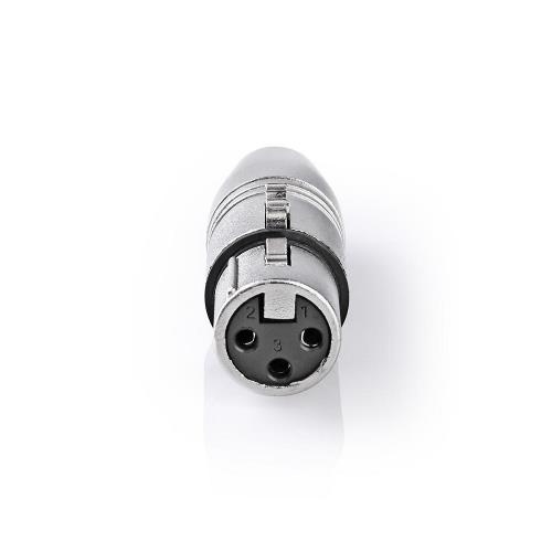 Nedis CAGP15933ME XLR-Adapter | XLR 3-pins female + RCA female | 10 stuks | Metaal