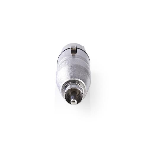 Nedis CAGP15934ME XLR-Adapter | RCA male - XLR 3-pins female | 10 stuks | Metaal