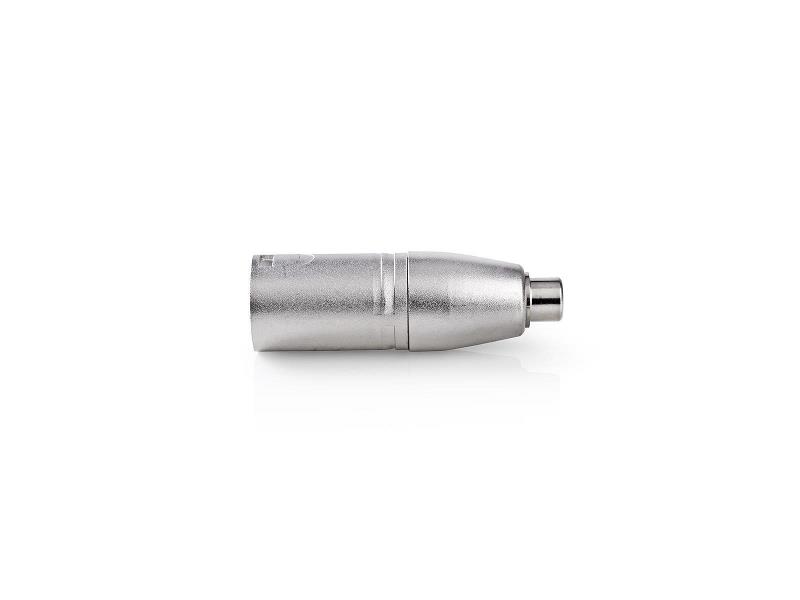 Nedis CAGP15930ME XLR-Adapter | XLR 3-pins male - RCA female | 10 stuks | Metaal