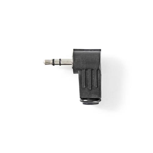 Nedis CAVC22902BK Jack-stereoconnector 90° Haaks | 3,5 mm male | 25 stuks | Zwart