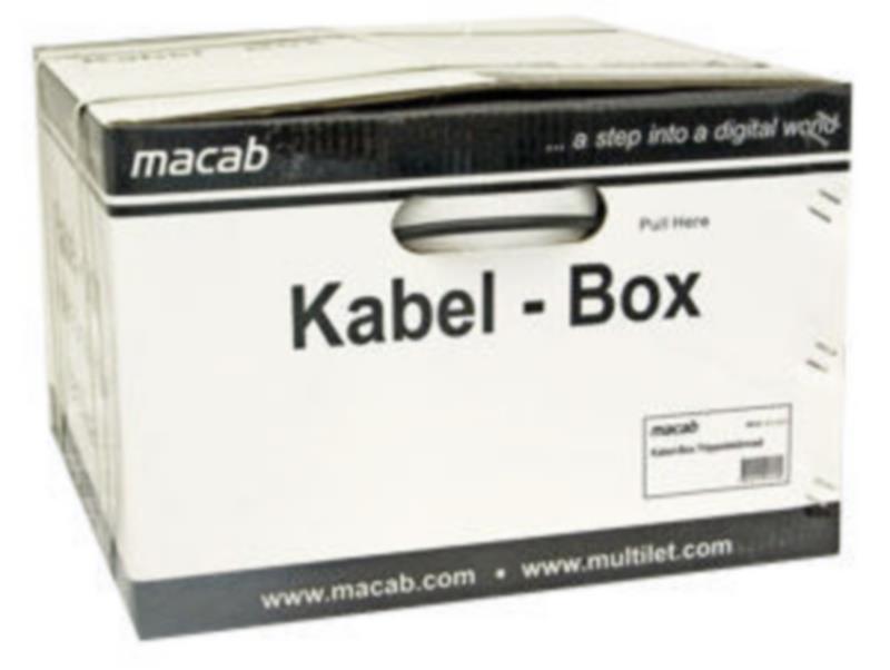 Macab 4111257 Cable triple RG-6T box 250m