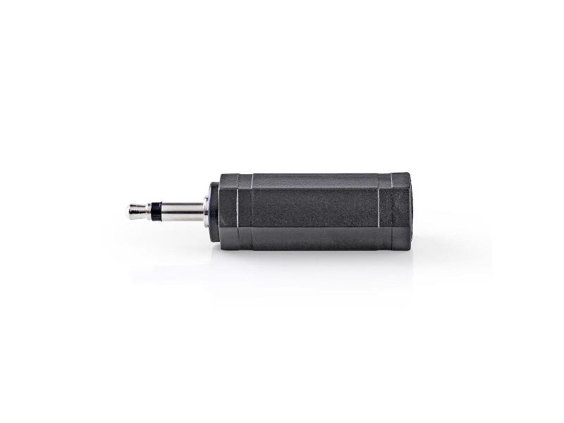 Nedis CAGP22934BK Mono-Audioadapter | 3,5 mm male - 6,35 mm female | 10 stuks | Zwart