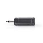 Nedis CAGP22934BK Mono-Audioadapter | 3,5 mm male - 6,35 mm female | 10 stuks | Zwart