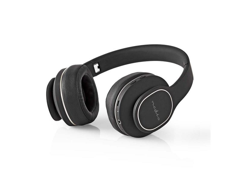 Nedis HPBT3260BK Draadloze hoofdtelefoon | Bluetooth® | Over-ear | Actieve ruisonderdrukking (ANC) | Zwart